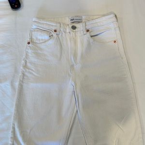 Zara White Jeans